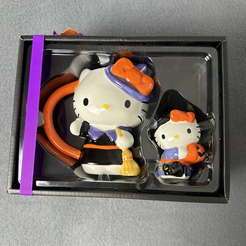 Hello Kitty Halloween Mug And Figurine Set